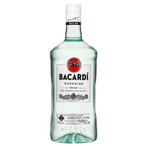 BACARDI SUPERIOR WHITE RUM 1.0L