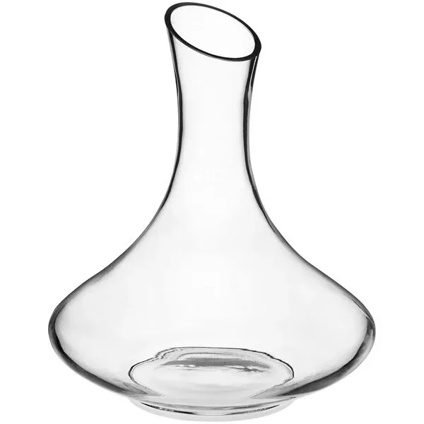 GLASSWARE SLANTED WINE DECANTER 1.9