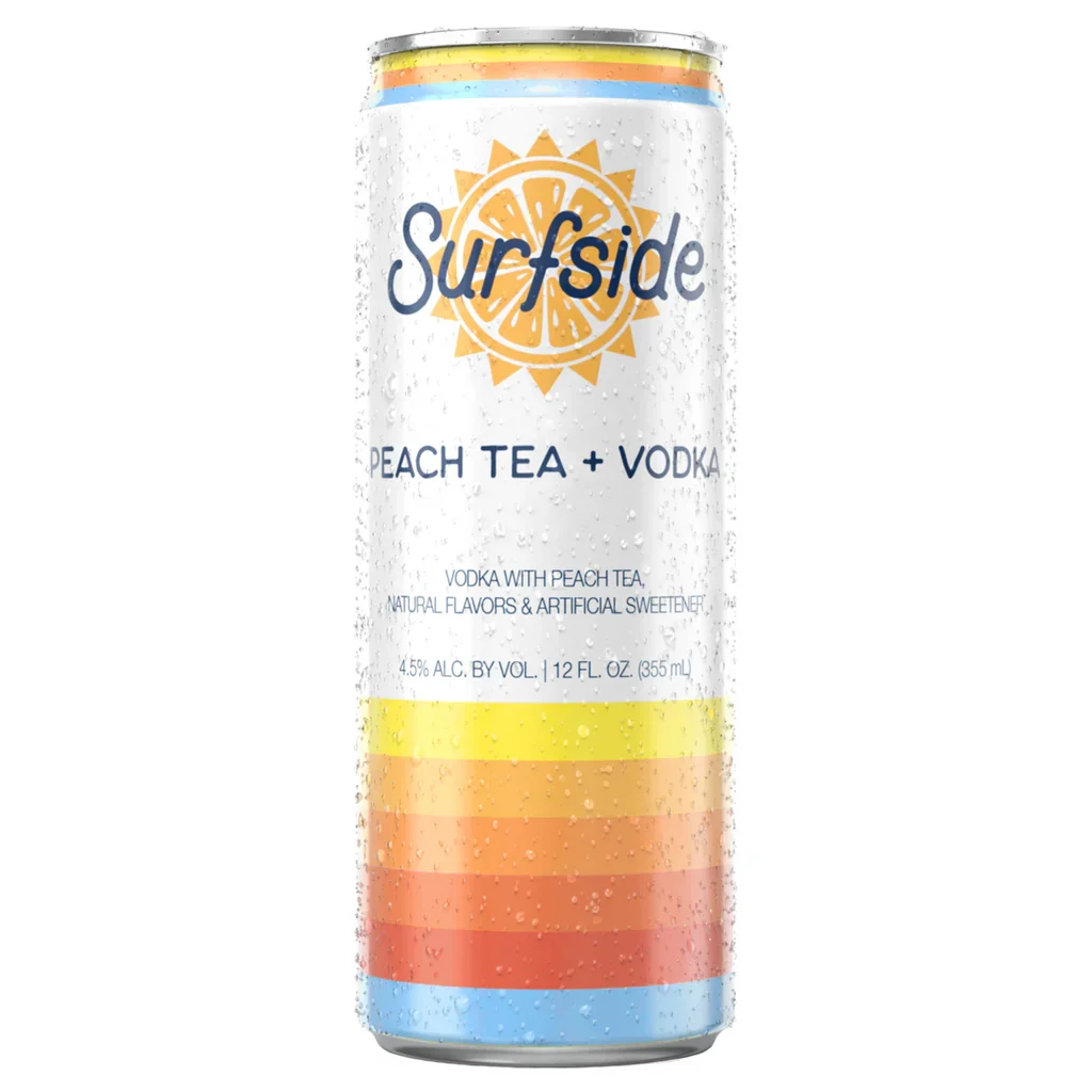 SURFSIDE PEACH TEA + VODKA 355ML CAN