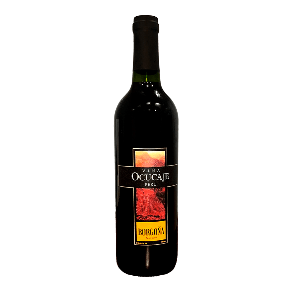 OCUCAJE BORGONA SEMI SWEET RED 750ML