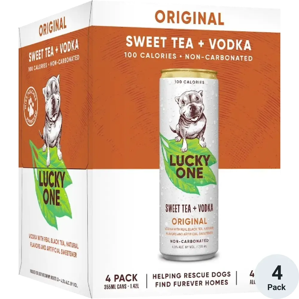 LUCKY ONE HARD TEA ORIGINAL 4 PACK