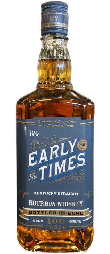 EARLY TIMES BOTTLED IN BOND KENTUCKY STRAIGHT BOURBON WHISKEY 750ML