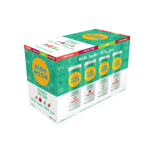 HIGH NOON TEQUILA SELTZER "FIESTA PACK" (8 CANS)