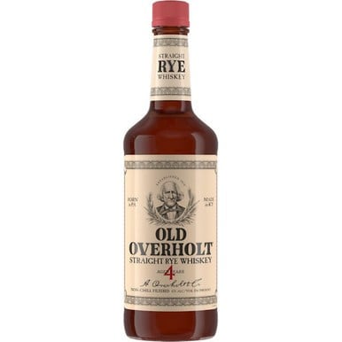 OLD OVERHOLT 4 YEAR RYE WHISKEY 750ML
